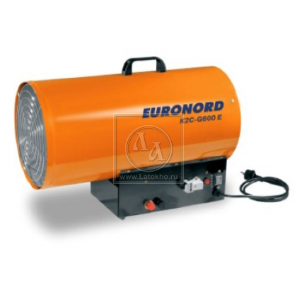 Аренда газовой тепловой пушки прямого горения, нагрева EURONORD K2C-G600 E (Италия)