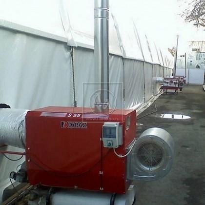 Аренда дизельной тепловой пушки, теплогенератора непрямого горения, нагрева DIPAZ S85 (Турция)
