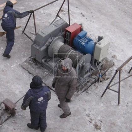 Аренда электрической, грузоподъемной, тяговой лебедки (380 В) ЛМ-3,2 (Россия)