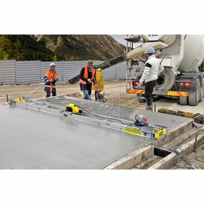 Аренда, прокат двухрельсовой виброрейки электрической для укладки бетона (380 В) PALME PM62 (Турция)