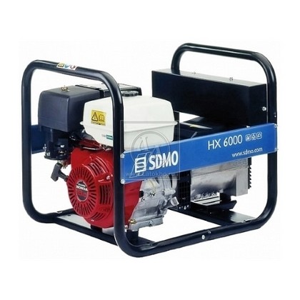 Аренда бензинового генератора SDMO HX 6000 (Франция)