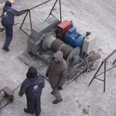 Аренда электрической, грузоподъемной, тяговой лебедки (380 В)ЛМ-3,2 (Россия)