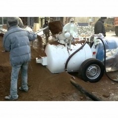 Аренда, прокат пневмонагнетателя для подачи, транспортировки раствора, бетона, полусухой смеси (380 В)ПРН-500 (Россия)
